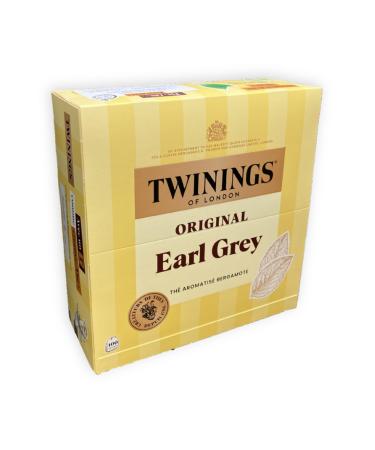 Twinings - Th Noir Original Earl Grey - Gros Format 100 Sachets - Aromatis La Bergamote - Enveloppes Individuelles Faciles Transporter - Go t Intense et D licat Original - 100 Sachets