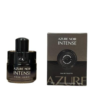 Azure Noir & Azure Noir Intense 3.4 Ounce each + Free Oil 12ml EDT Men's Cologne Daywear Casual Daily Cologne Set FREE SAVAGE SPRAY 35ML AND OIL ROLL ON 12ML - Buy Online on GoSupps.com