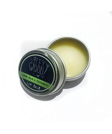 The Ilex Wood - Lemon Balm and Peppermint Lip Balm - All natural coldsore prevention palm oil free cruelty free plastic free moisturising lip balm handcrafted in the UK - 10ml - Buy Online on GoSupps.com