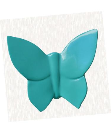Yardenfun Home Decor Butterflies Ceramic Decor Wall Pendant Decor Decorate Wall Hanging Household 10*7.8cm Blue - Buy Online on GoSupps.com