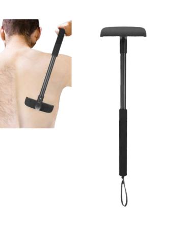 Razor for men premium shaving apparatus for the back with a long adjustable razor with curved extension and painless hair removal - Buy Online on GoSupps.com