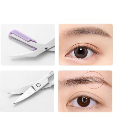 Classic Precision Slant Eyebrow Tweezer Eyebrow Scissors Hair Removal Tweezer with a Bag for Women and Men Professional Precision Tweezers for Eyebrows(Purple) - Buy Online on GoSupps.com