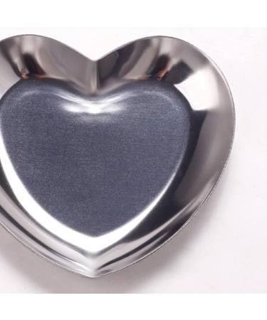 Bodhi2000 Stainless Steel Heart Shape Nail Art Palette - Gold Cosmetic Mixing Tool for Manicure - Buy Online on GoSupps.com