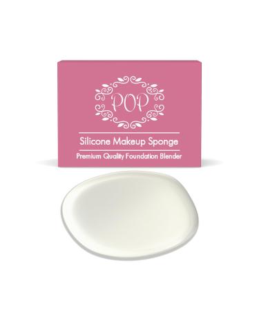 2-Pack POP Makeup Sponge Premium Quality Silicone Gel Foundation Blender for Flawless & Hygienic Beauty Application Non-Absorbent & Reusable Perfect for Foundation Concealer Blush