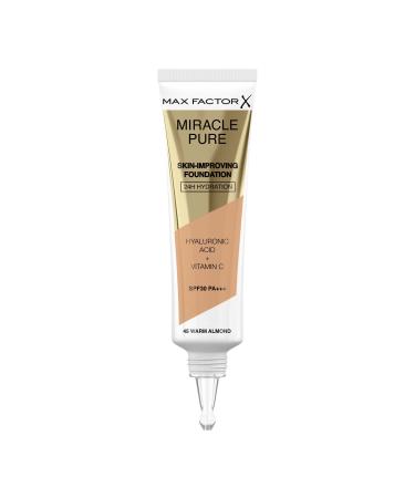 Max Factor Miracle Pure Foundation Warm Almond 45