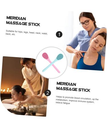 Beavorty Silicone Massage Hammer Set 6 Spa Acupuncture Paddle Devices for Back Massage | Heated Curlers & Gifts - Buy Online on GoSupps.com