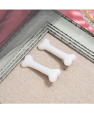 Dog Bone Hair Barrettes 6pcs Set for Girls - Halloween & Christmas Hair Accessories - Buy Online on GoSupps.com