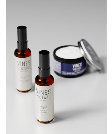 VINES VINTAGE Men's Pre-Shave Oil - Citrus - 100ml - Buy Online on GoSupps.com