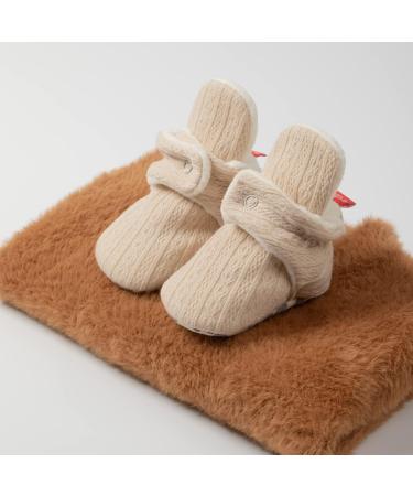 Sonsage Infant Snow Boots - Soft Anti-Skid Sole Booties for Baby Boys and Girls | Winter Warm Crib Shoes 6-12 Months - Apricot - Buy Online on GoSupps.com