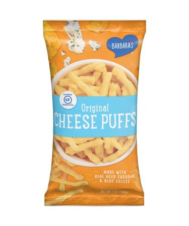 Barbara's Original Cheese Puffs, Gluten Free, Real Aged Cheese, 7 Ounce (Pack of 12) Original 7 Ounce (Pack of 12)