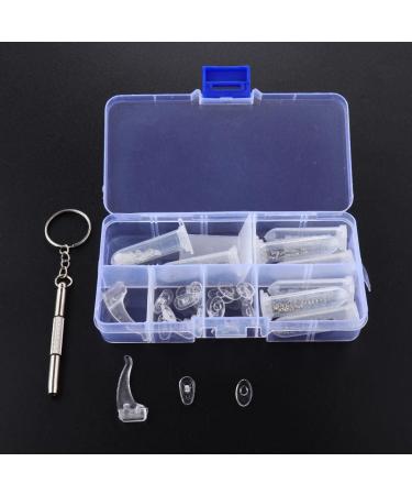 Sharplace Eyeglass Repair Kit - Essential Glasses Screw Nuts Nose & Ear Pads for Quick Repairs - Buy Online on GoSupps.com