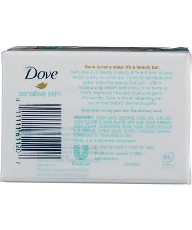 DOVE BAR SENSITIVE SKIN UNSCNT 2 X 3.75 OZ Unscented 106 g (Pack of 2) - Buy Online on GoSupps.com