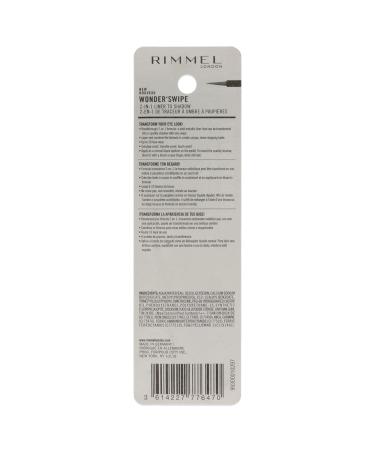 Rimmel London Wonder Swipe 2-in-1 Liner to Shadow - 004 So Savage Eyeliner 0.06 oz - Long-Lasting Formula for Women - Buy Online on GoSupps.com