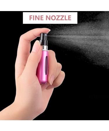 Mini Refillable Perfume Spray Bottle 5ml - Pack of 3 | Multicolor Scent Pump Case for Travel | Portable Empty Perfume Spray - Buy Online on GoSupps.com