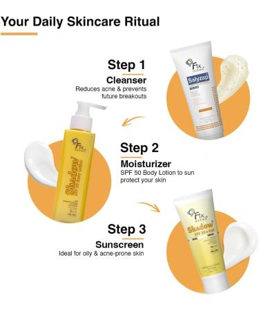 Fixderma Shadow SPF 50 Gel for Oily Skin Sunscreen for Face Dermatologist Tested Moisturiser for Men Sunscreen SPF 50 Face Water Resistant Sunscreen SPF 50 Face Moisturiser- 1.41 OZ - Buy Online on GoSupps.com