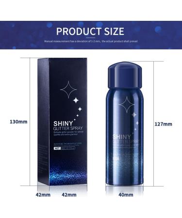 Body Glitter & Glitter Spray for Hair & Body - Shiny Stage Makeup & Festival Rave - 2.11oz/60ml - Buy Online on GoSupps.com