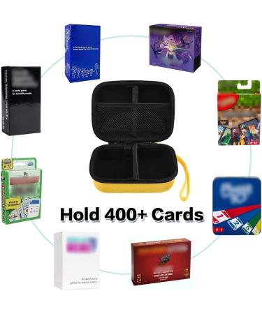 Card Holder Organizer Storage Case for PM TCG Booster Packs - Yellow. Fits Vmax, DX, GX Rare Golden Cards. Deck Box for 400+ Game Cards - Removable Dividers - Buy Online on GoSupps.com