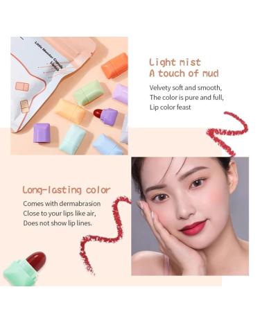 8 Pcs Mini Candy Matte Lipstick Set - Long-lasting, Waterproof, Velvet Finish | Nonstick Cup, Easy to Apply - Makeup Gift Set - Buy Online on GoSupps.com