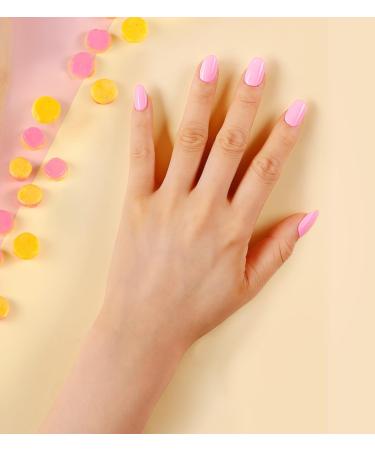 Bluesky Gel Nail Polish Strawberry Cream - PN01 Pastel Neon Pink Long Lasting Chip Resistant 5ml (Requires Drying Under UV LED Lamp) Pastel Pink 5 ml (Pack of 1) - Buy Online on GoSupps.com
