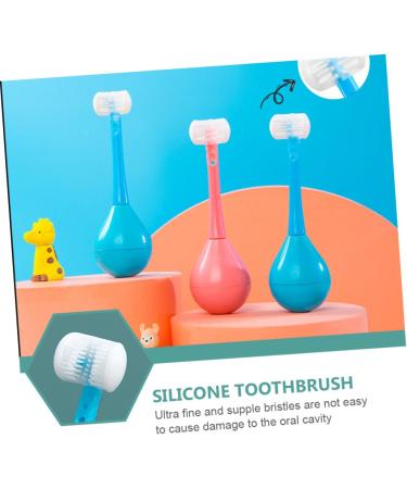 Beavorty 2-Pack Cartoon Tumbler Toothbrush for Kids | Charming Manual Tooth Cleaning Brushes - Buy Online on GoSupps.com