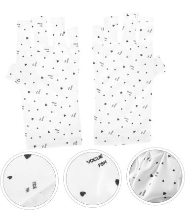 6 Pairs Nail Gloves Nail Gel Nail Dryer Glove Gloves Manicure Protection Gloves UV Protecting Gloves Manicure Nail Art Supplies Manicure Gloves UV Protection Polyester FRCOLOR - Buy Online on GoSupps.com