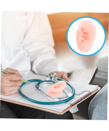 LIFKOME Silicone Ear Body Parts 2 Pairs of Ear Models for Display Cleaning Training No Bubbles - Buy Online on GoSupps.com