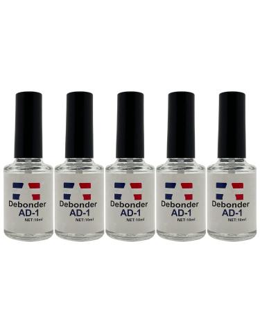 Professional Rhinestone False Nails Set - 10ml Adhesive Remover & Brush - 5PCS Nail Decoration Kit - Buy Online on GoSupps.com