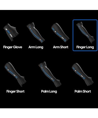 Pulsar eS Arm Sleeve - Black Large Finger Short | Premium Comfort for Sports & Recovery - Buy Online on GoSupps.com