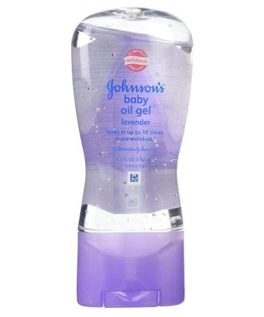 Johnsons Baby Oil Gel Lavender 6.5 Ounce (192ml) (3 Pack)