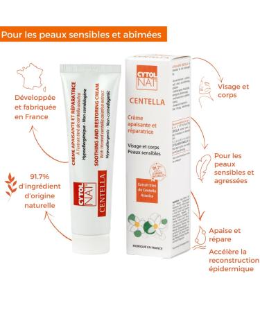 Cytol-Nat Centella Cream - Soothing Skin Relief & Hydration | International Shipping Available - Buy Online on GoSupps.com