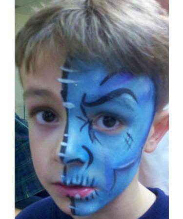 Go Ho Cream-Blendable Blue Face Paint Stick (1.06 Oz) - Full Body Paint Stick for Adults & Kids - Halloween Cosplay & SFX Makeup - Waterproof - Buy Online on GoSupps.com