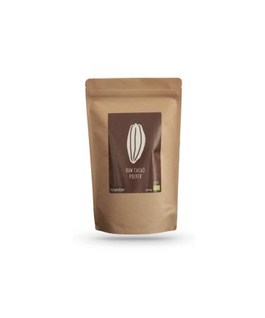 400g organic raw cocoa powder unsweetened from Peru | 100% natural | Raw Cacao Powder | rawster 400 g (1 pack)