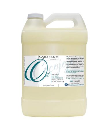 Dr Joe Lab Squalane Oil 100% Pure Plant Derived Refined Cold Pressed From Olives Vegan Undiluted Carrier Oil for Face Skin Hair Body Cosmetics Natural Cleanser Moisturizer (128 oz / 1 Gallon) 1 Fl Oz (Pack of 1)