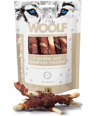 Woolf Chicken Roll for Dogs | 100% Natural Snack | 100g Pack | International Shipping - Buy Online on GoSupps.com