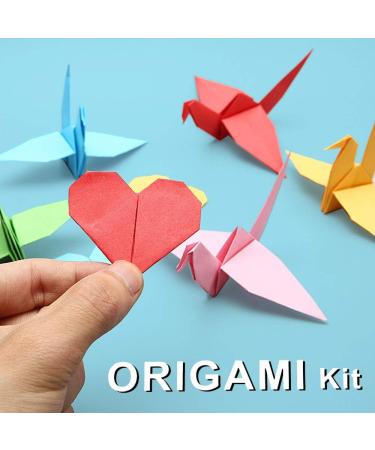 Origami Kit for Kids - 120 Sheets of 6x6 Inch Square Easy Folding Paper with Instructions Book - Fun Activity for Beginners - Ideal Birthday or Christmas Gift - Buy Online on GoSupps.com