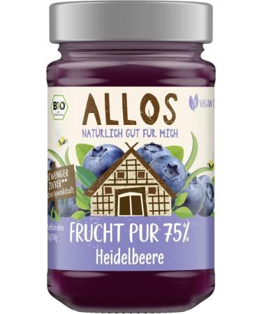  Allos Allos Frucht Pure Organic 75% Blueberry (6 x 250 g) - Buy Online on GoSupps.com