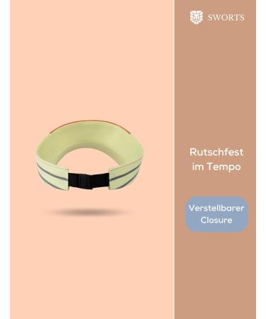 SWORTS Hair-Friendly Court Visor Cap - Summer Sports Running Tennis & Golf - One Size Yellow Peach | International Shipping - Buy Online on GoSupps.com