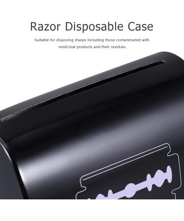 Osaladi Razor Blade Disposal Container - 2-Stop Storage Box for Safe Razor Disposal | Ideal Carry Case for Iron Man Extract - Buy Online on GoSupps.com