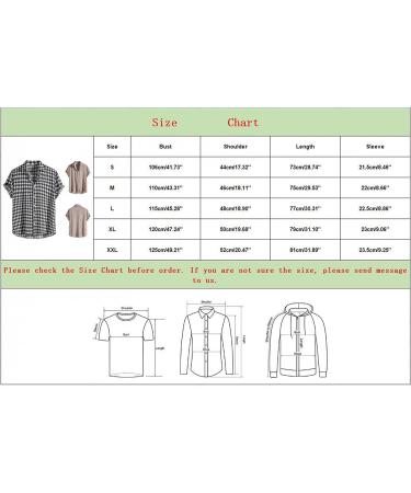Aayomet Men's Houndstooth Pattern Turn Down Collar Casual Tee Shirt - Black - XX-Large - Buy Online on GoSupps.com