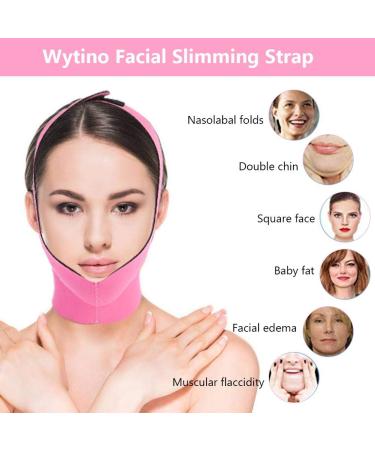 Face Slimming Bandage Belt - Double Chin Skin Strap | Rose Red Face Lift & Contour - Buy Online on GoSupps.com