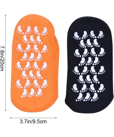 Minkissy Moisturizing Heel Cuff Socks | Slipproof Gel Spa Socks for Men - 2 Pairs - Buy Online on GoSupps.com