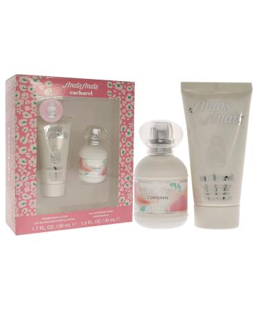 Cacharel Anais Anais Women's Gift Set - Eau de Parfum & EDT Perfume + Body Lotion - 1.0 Fl Oz & 1.7 Fl Oz - Fruity Scent - Buy Online on GoSupps.com
