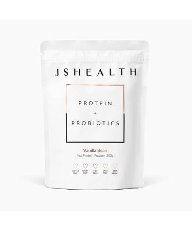JSHealth Vegan Pea Protein Powder with Probiotics - Vanilla - 300g