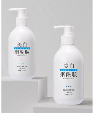 250ml Niacinamide Body Lotion for Skin Whitening Body Moisturiser Moisturizing Hydration Skin Repair Suitable for Arms Legs - Buy Online on GoSupps.com