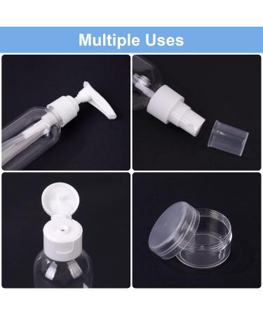 Flintronic 80ml Empty Travel Bottles Set - Ideal for Cosmetics Shampoo & Lotion - Perfect for Air Travel & Business Trips - Buy Online on GoSupps.com