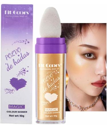 Body Shimmer Highlighter Makeup - Eye Shadow Stick Makeup Highlighter Type Body Shimmer Highlighter Portable Loose Powder Makeup for Hair Face Body 04# - Buy Online on GoSupps.com