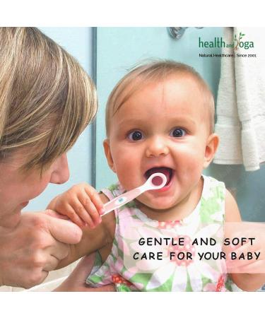 HealthAndYoga(TM) Soft Tongue Cleaner for Babies - Gentle Oral Hygiene Solution - Buy Online on GoSupps.com