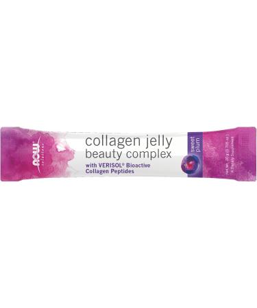 NOW Solutions Collagen Jelly Beauty Complex Sweet Plum Flavour 20g x 10 sticks - Buy Online on GoSupps.com
