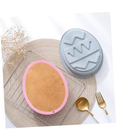 Zerodeko 2pcs Cake Silicone Mold Egg Shaped Mold Tuile Molds Silicone DIY Baking Moulds Easter Bunny Egg Silicone Easter Eggshell Semi Sphere Silicone 3D Silicone Mold Food Silica Gel Fudge 19.9x16.4cm Blue - Buy Online on GoSupps.com