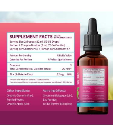 Healeaf Drops Advanced Zinc with Vitamin C Non-Alcoholic Zinc Supplements - Organic Apple Flavor Sugar Free Gluten-Free Non-GMO Vegan & Paleo-Friendly Zinc Glycinate Supports Immune Support Skin Nail Hair Energy Supplement & Metabolism & Imune Booster for - Buy Online on GoSupps.com